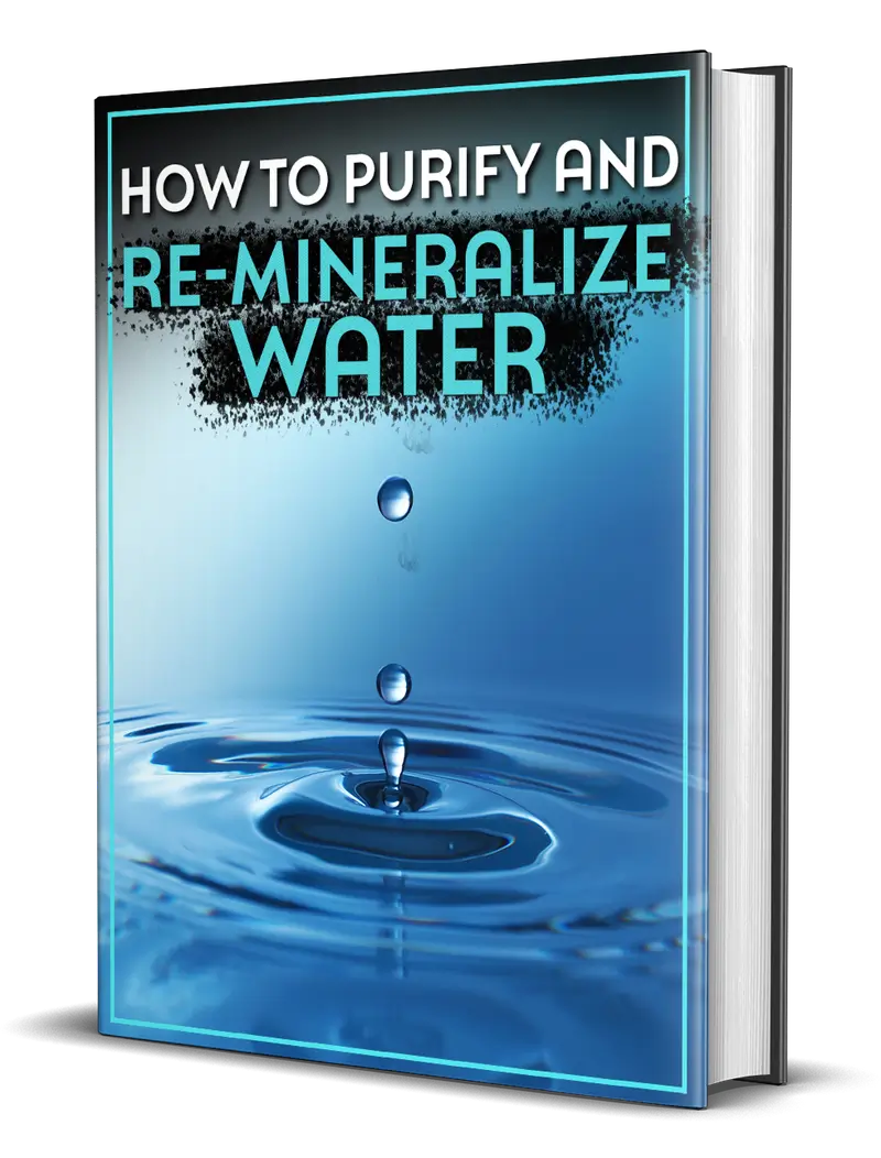 Bonus guide cover: How to Purify and Re-Mineralize Water